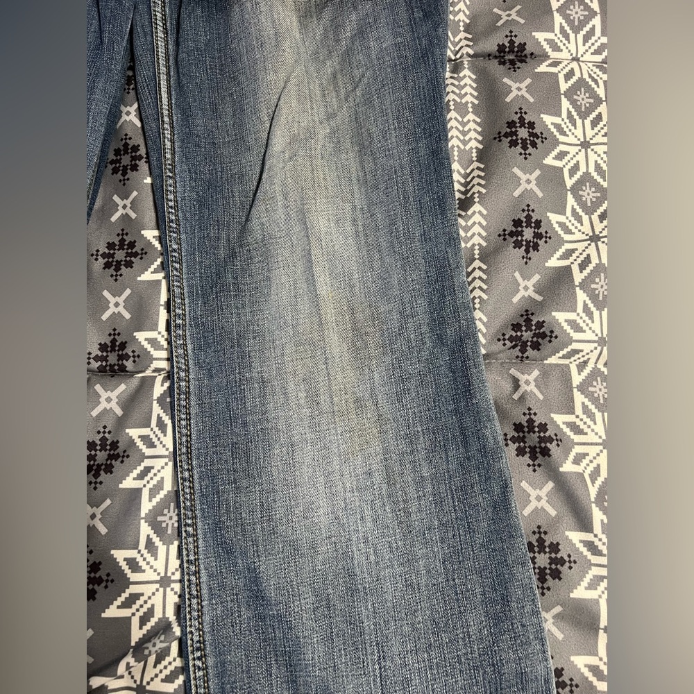 Wrangler Women's Straight Leg Blue Jeans - Picture 2 of 9